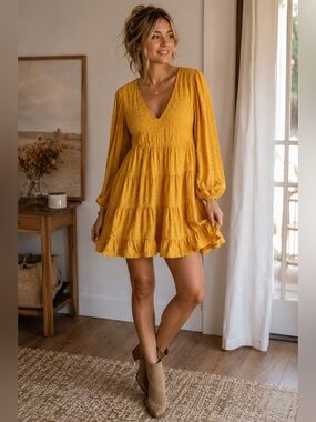 out from under bec double layer mini dress Out From Under Bec Double Layer Mini Dress